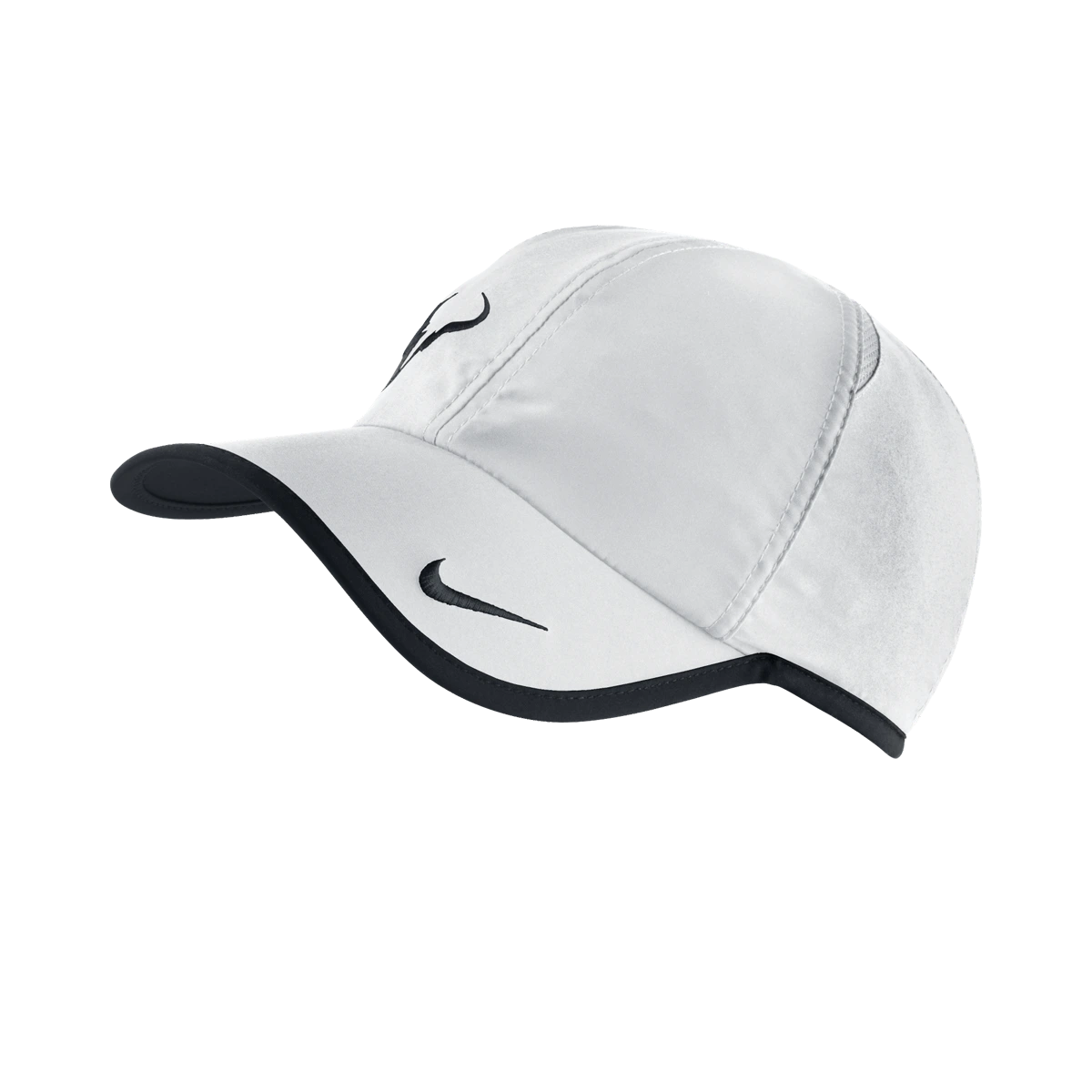 Nike Rafa Bull Logo hat in White w/Black [398224-100] from the Fall 2009 tennis collection